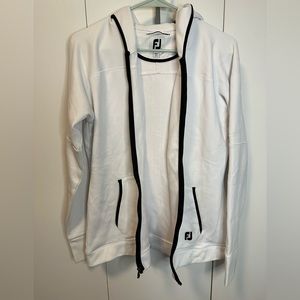 FootJoy Women's hooded jacket - white